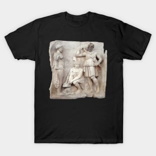 Hunter and Huntress Of The Boar Greek Mythological Characters Cut Out T-Shirt